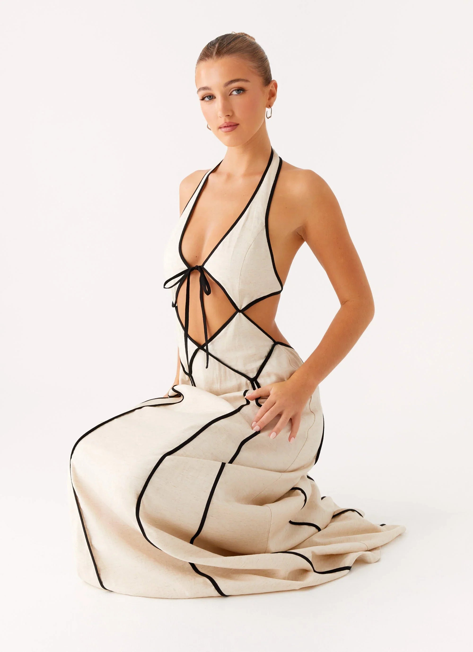 Sonnet Maxi Dress - Oatmeal